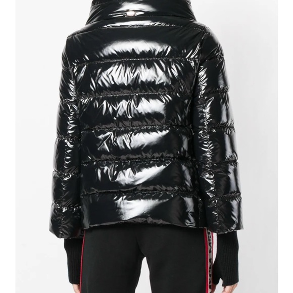 Herno Gloss black puffer jacket 42 small - Picture 2 of 4